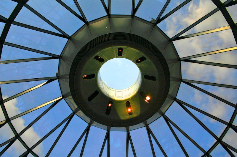 top of the gherkin